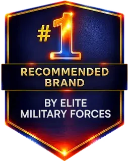 #1 Recommended Brand by Elite Military Forces