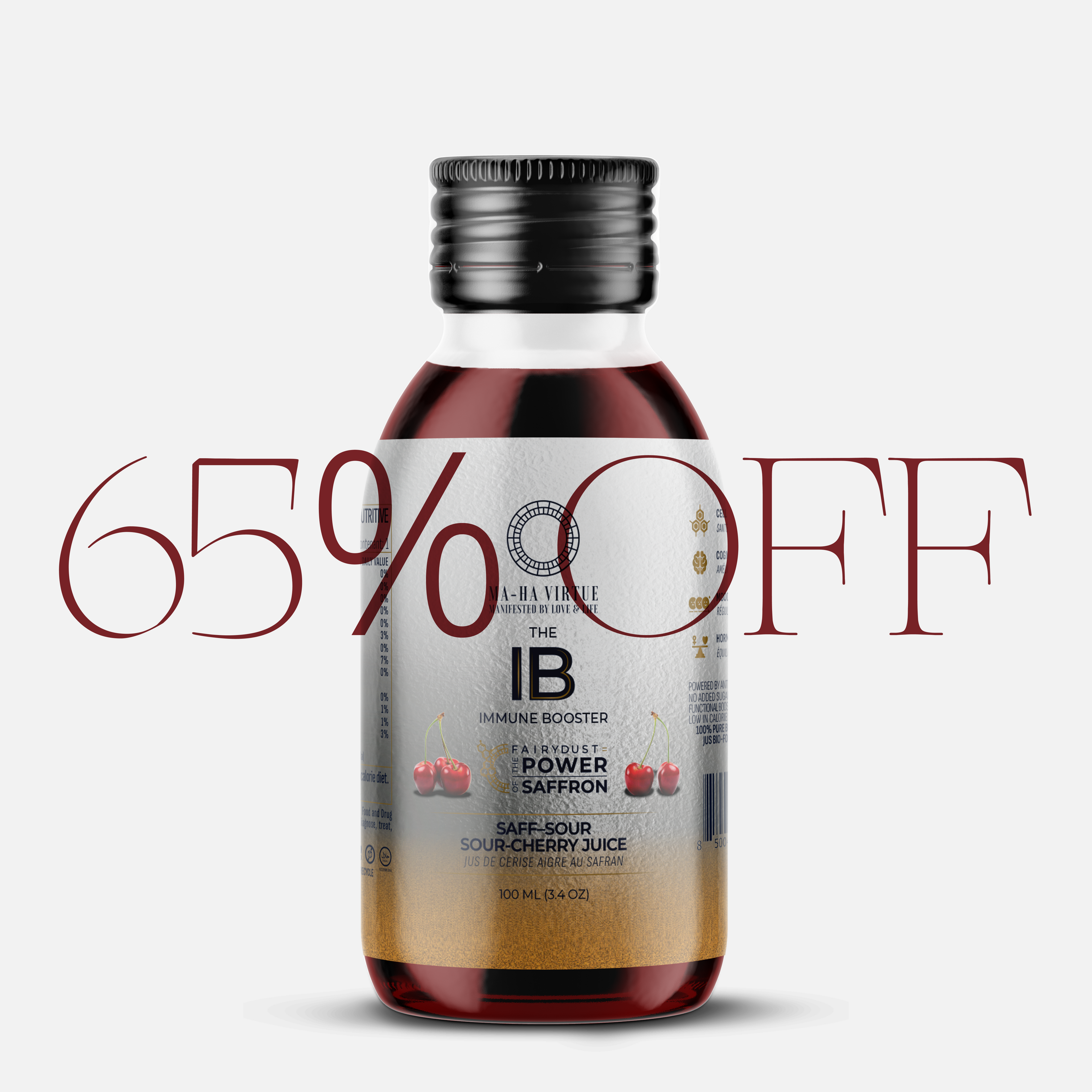 Sour Cherry I-MMUNITION Booster (100mL, The IB™) 10 Pack