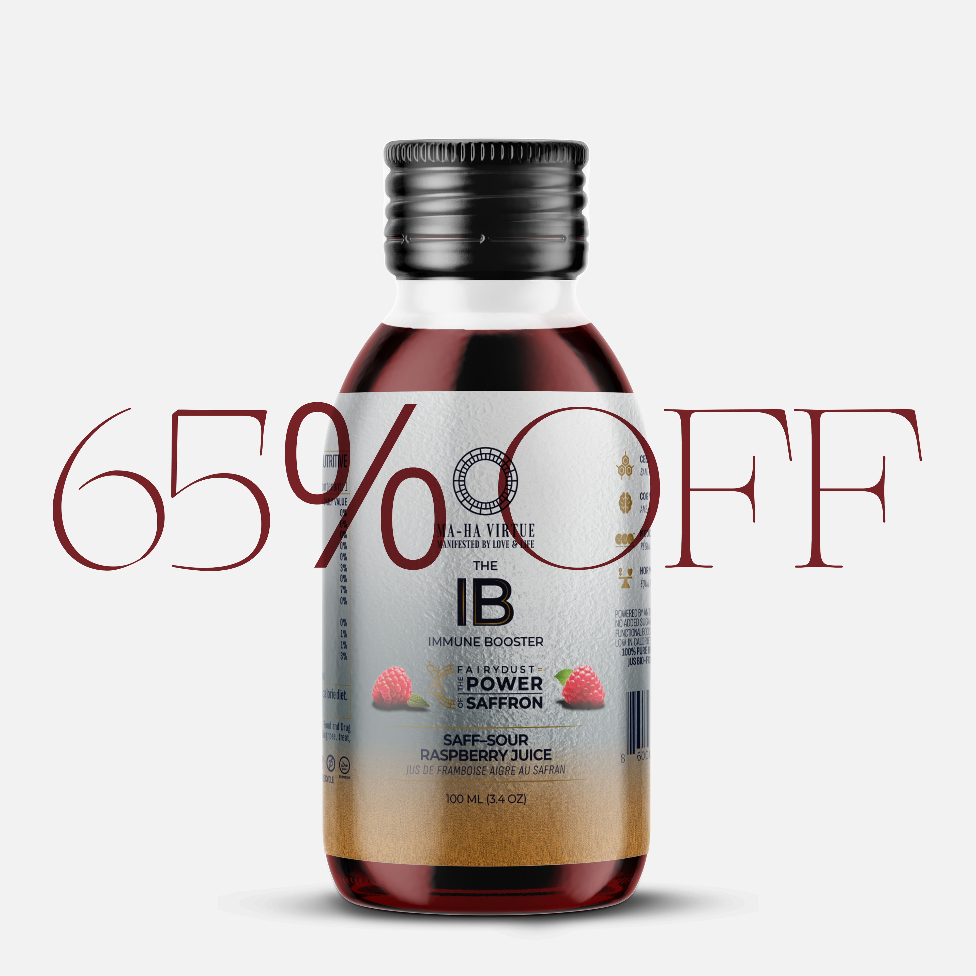 Raspberry I-MMUNITION Booster (100mL, The IB™) 10 Pack