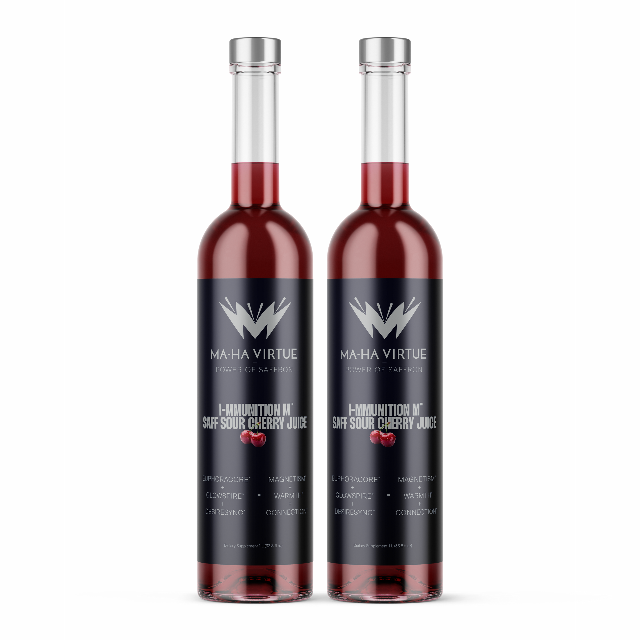 TEST -- 1L Saff Sour Cherry Juice – Diamond-Grade™ Saffron Wellness Elixir
