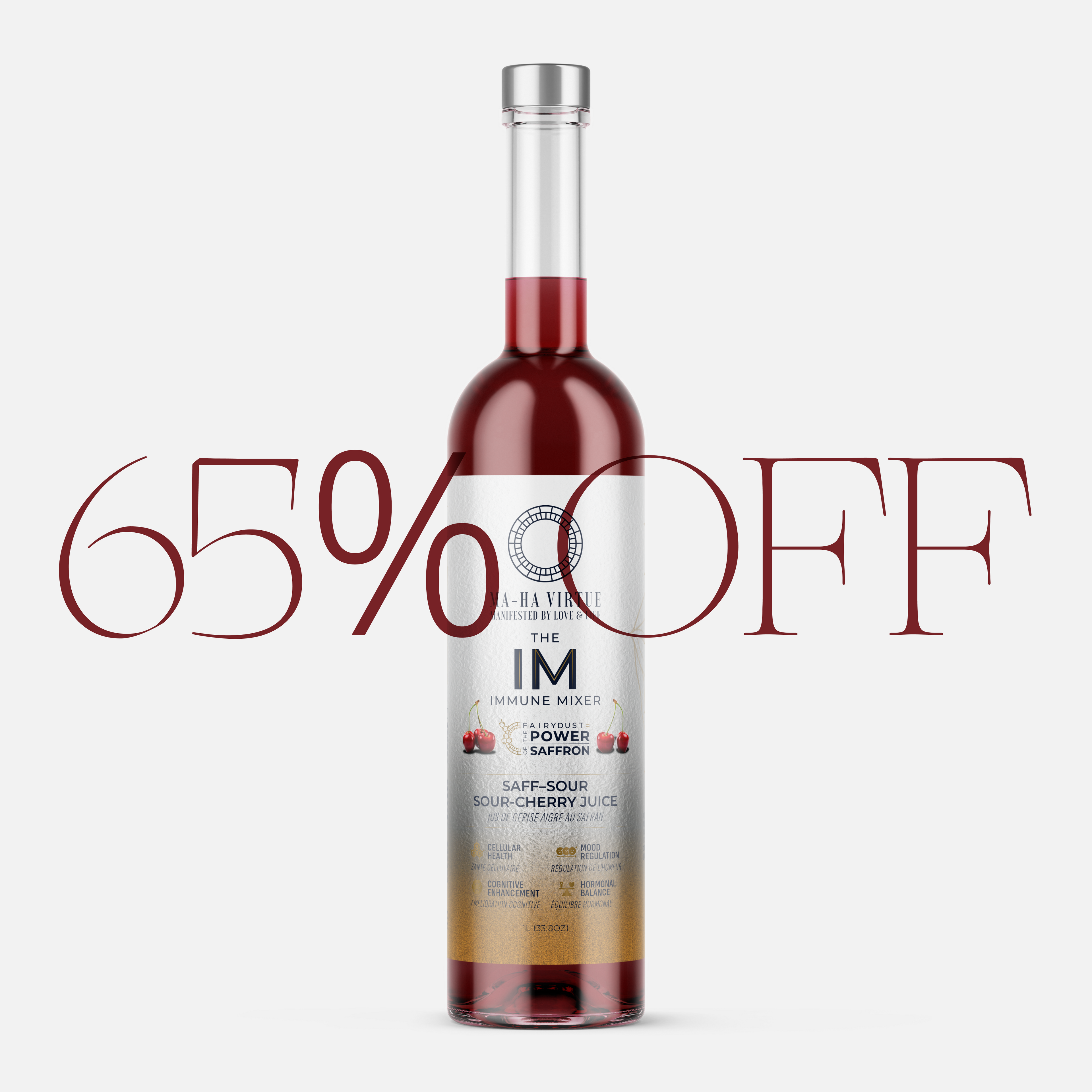 Sour Cherry I-MMUNITION Mixer Juice (1L, The IM™)