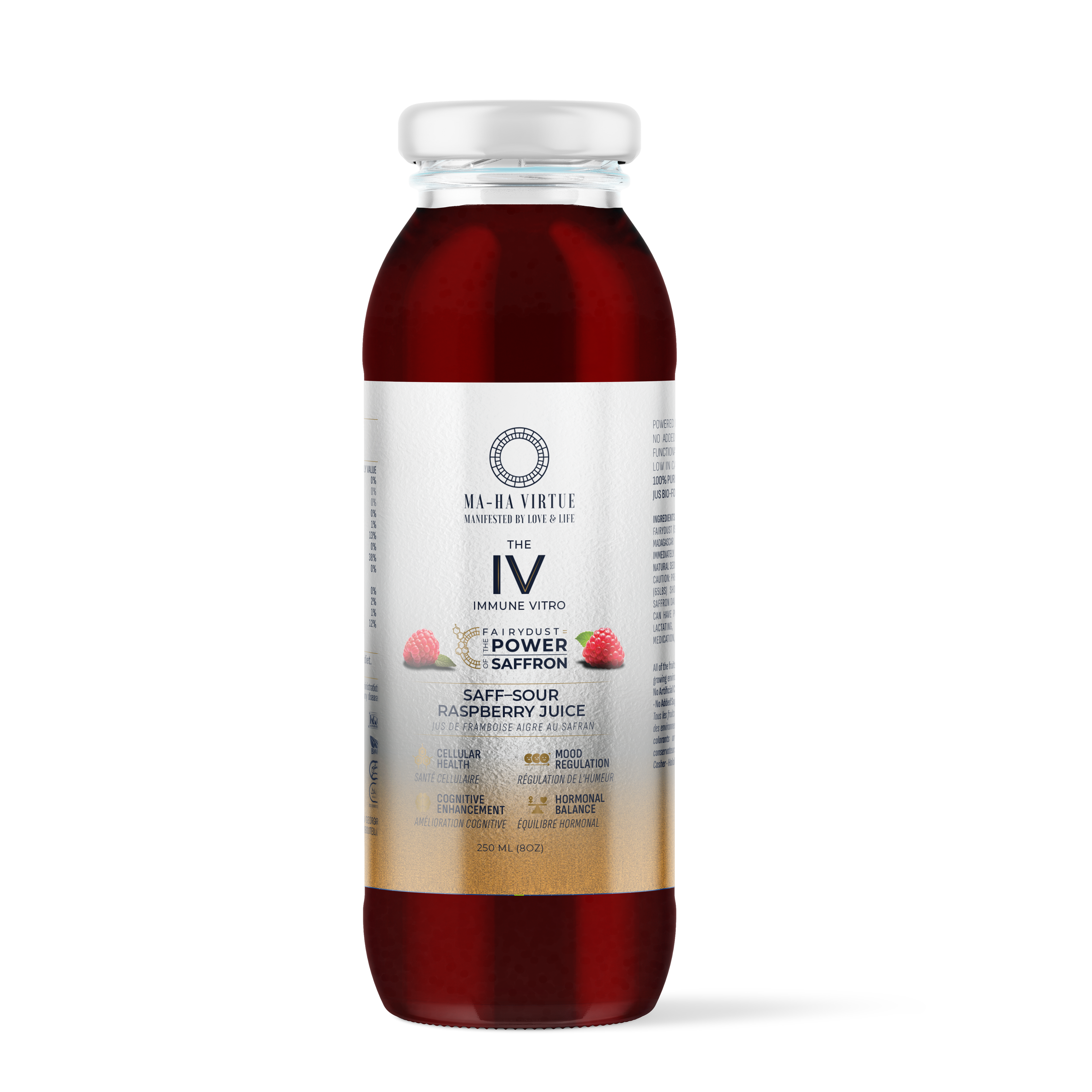 Raspberry I-MMUNITION Vitro Juice (250mL, The IV™)