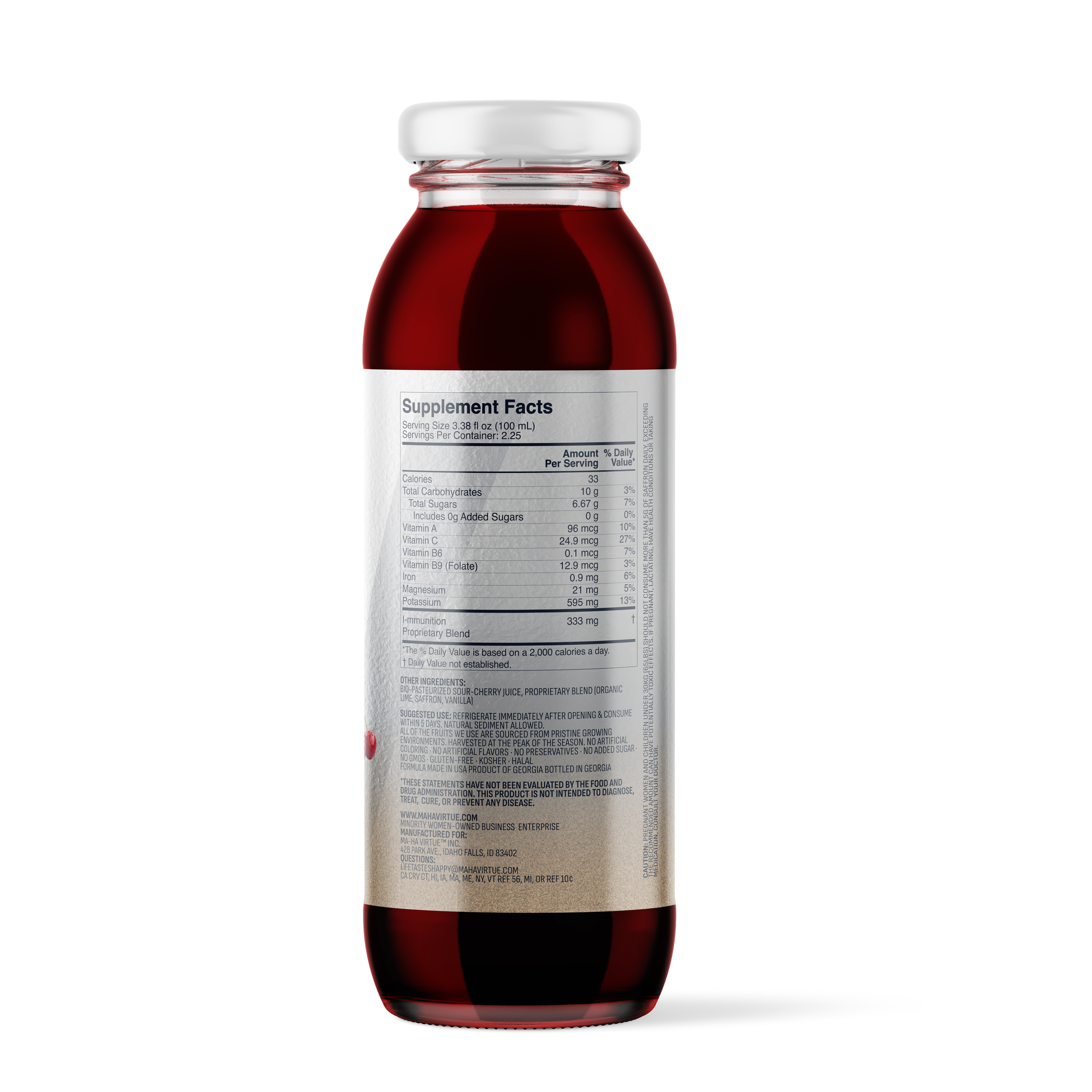 250 mL SAFF-SOUR Sour Cherry Juice