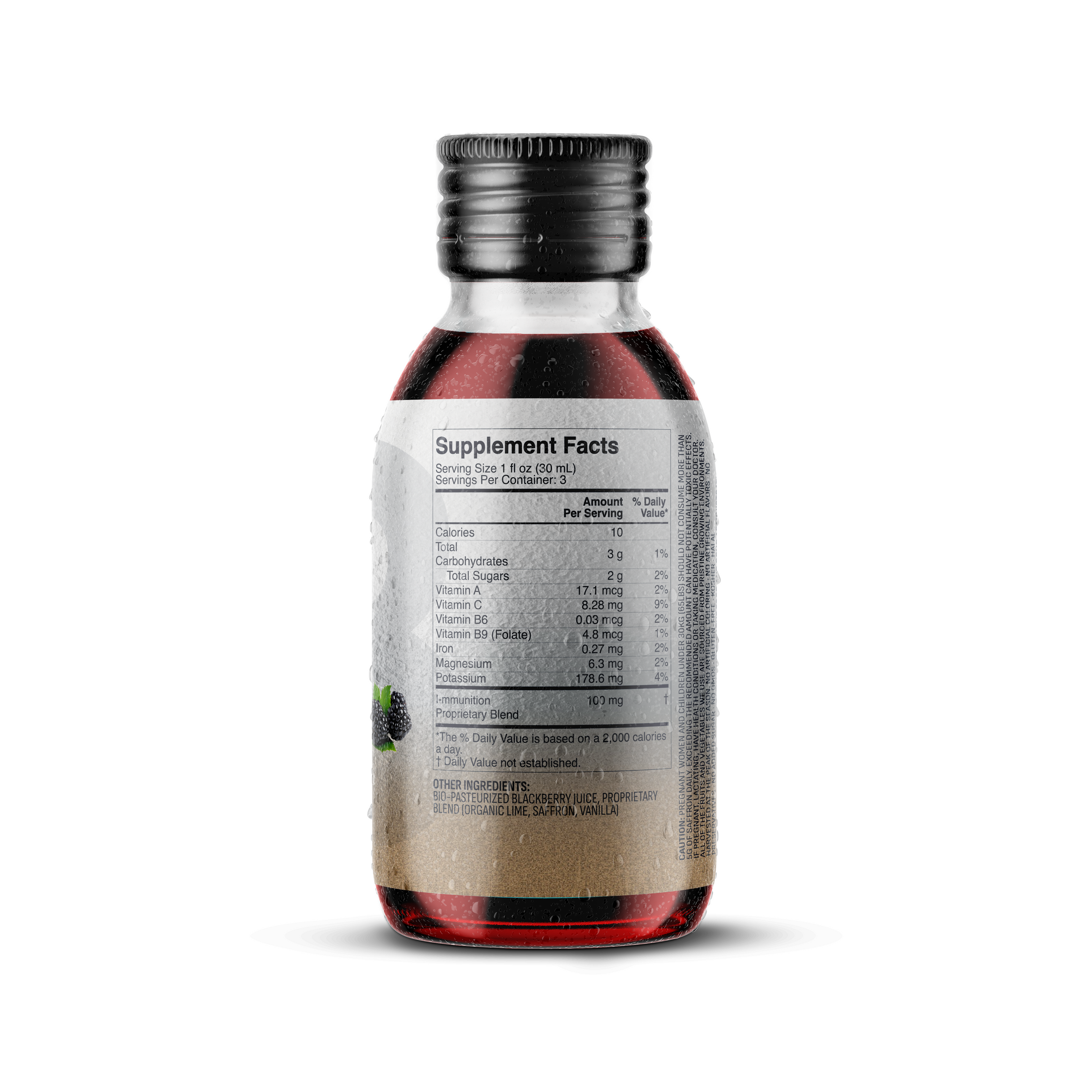 100 mL SAFF-SOUR Blackberry Juice