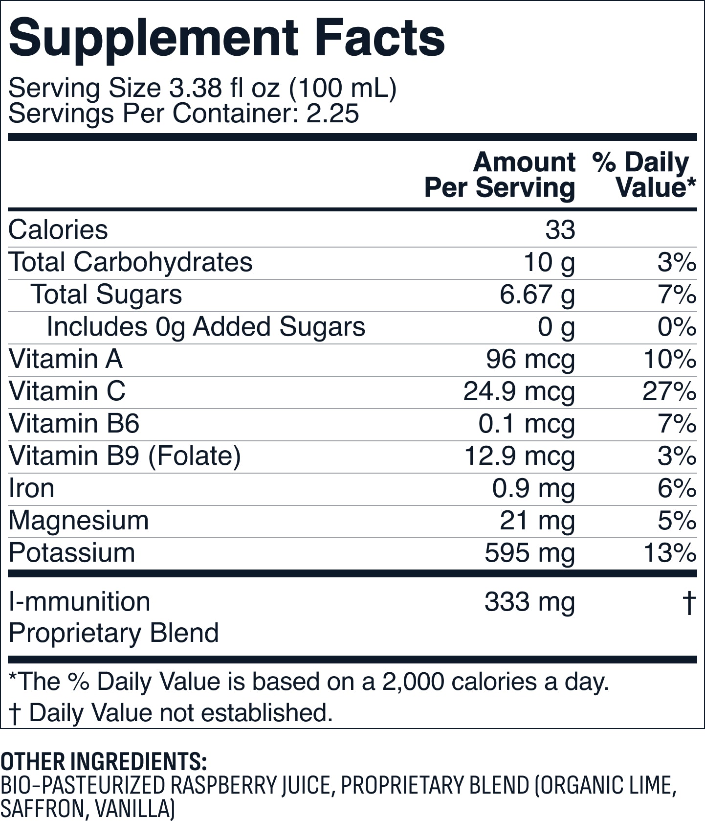 250 mL SAFF-SOUR Raspberry Juice