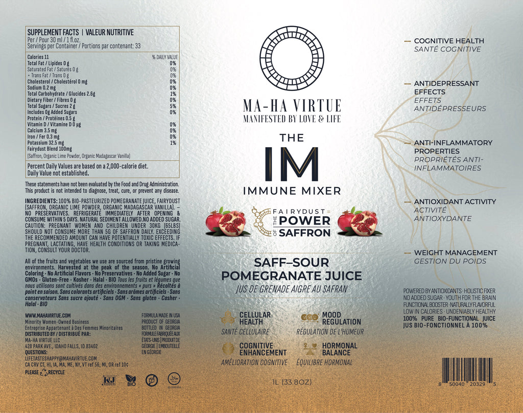 Pomegranate I-MMUNITION Mixer Juice (1L, The IM™) 6pack
