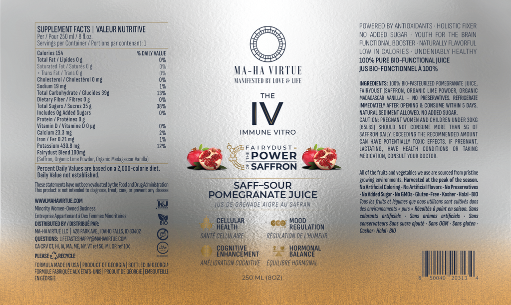 Pomegranate I-MMUNITION Vitro Juice (250mL, The IV™)